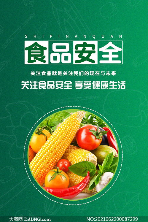 食品安全公益宣传海报设计psd素材